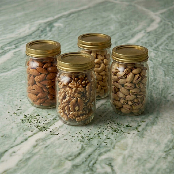 Mixed Nuts Assortment in Jars