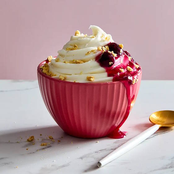 High-Protein Cheesecake Soft Serve